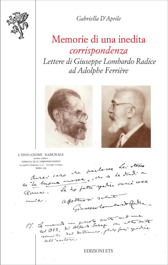 Copertina &middot; Memorie di una inedita corrispondenza