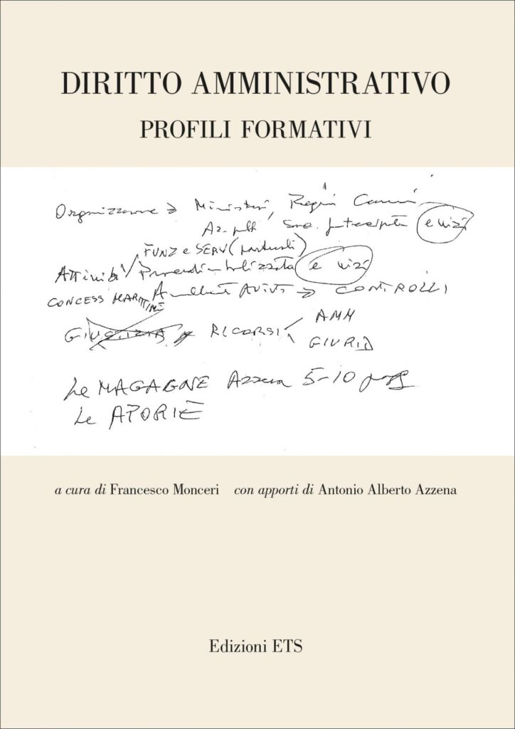 Copertina &middot; Diritto amministrativo