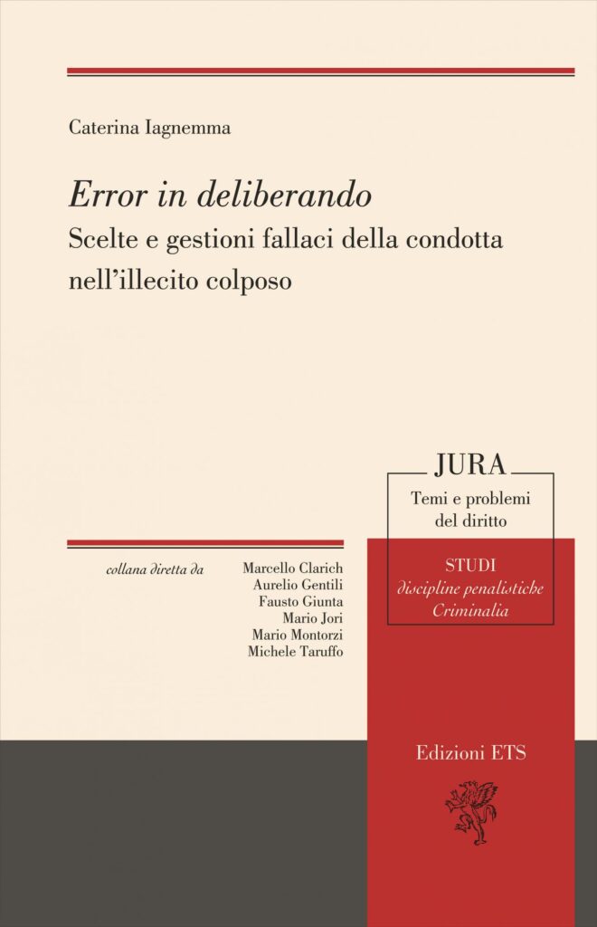 Copertina &middot; Error in deliberando
