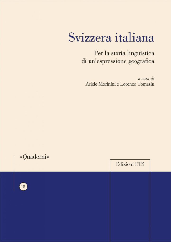 Copertina &middot; Svizzera italiana