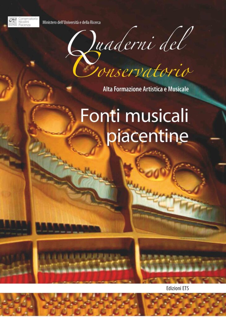 Copertina &middot; Fonti musicali piacentine