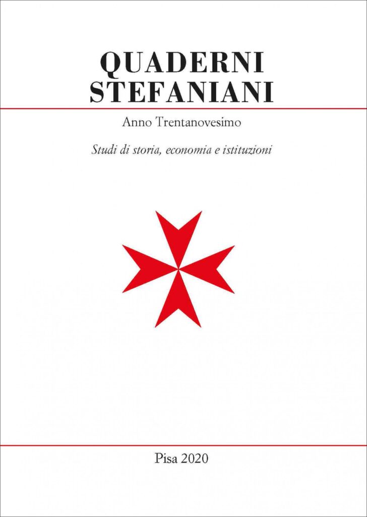 Copertina &middot; Quaderni Stefaniani, anno trentanovesimo