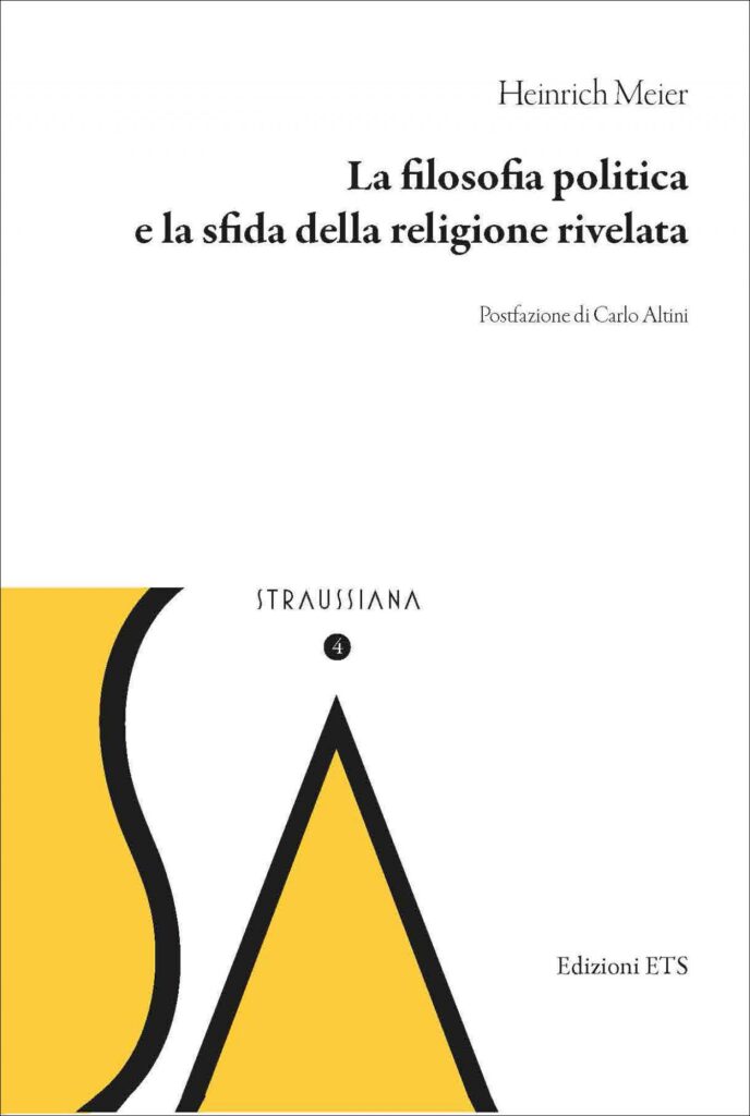 Copertina &middot; La filosofia politica e la sfida della religione rivelata