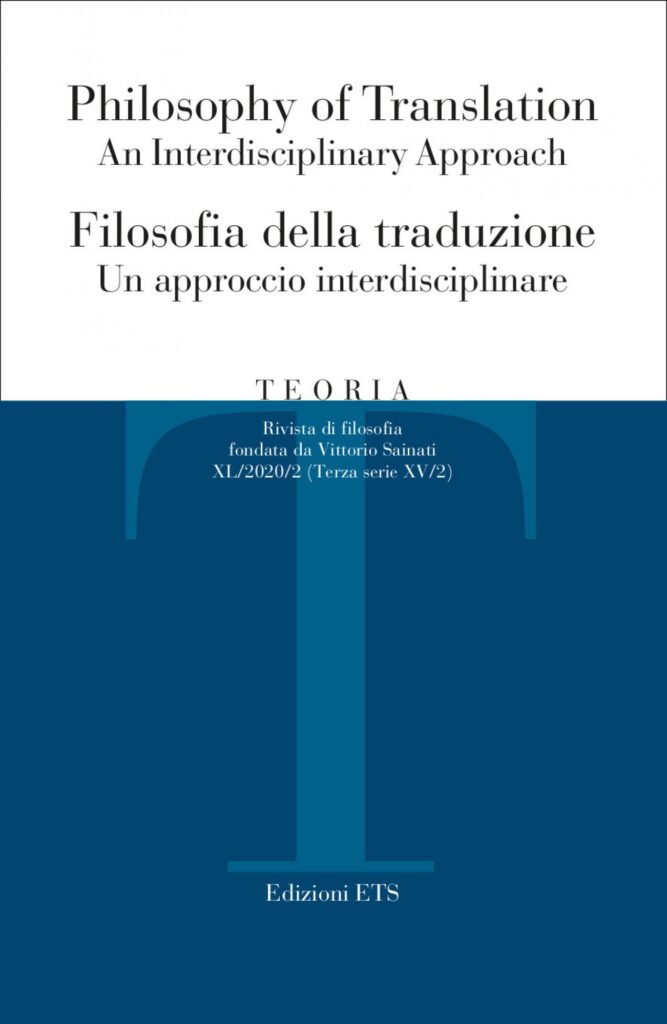 Copertina &middot; Teoria 2020-2