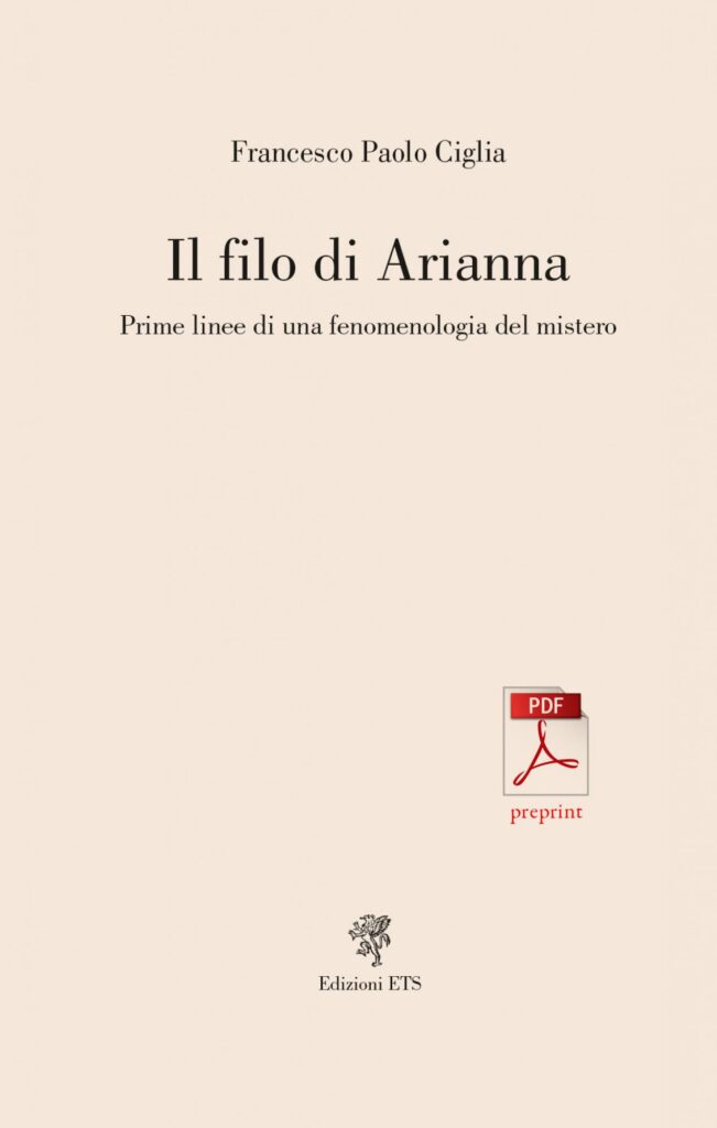 Copertina &middot; Il filo di Arianna