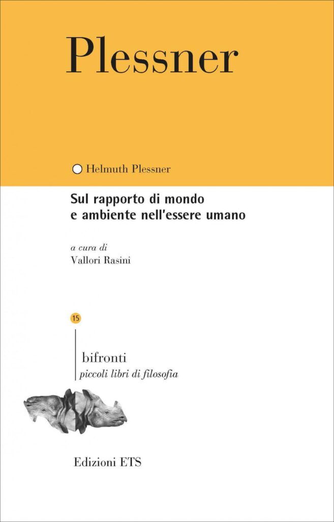 Copertina &middot; Sul rapporto di mondo e ambiente nell&rsquo;essere umano