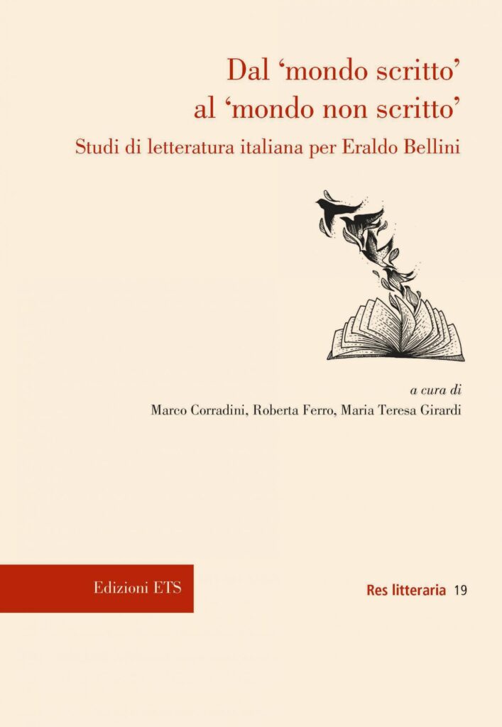 Copertina &middot; Dal 'mondo scritto' al 'mondo non scritto'