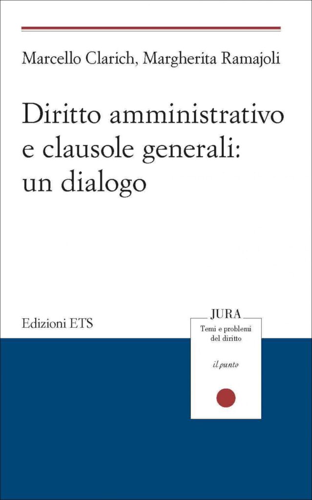 Copertina &middot; Diritto amministrativo e clausole generali