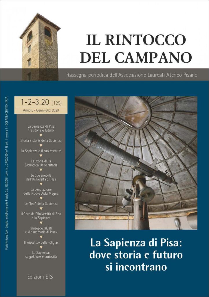 Copertina &middot; La Sapienza di Pisa: dove storia e futuro si incontrano