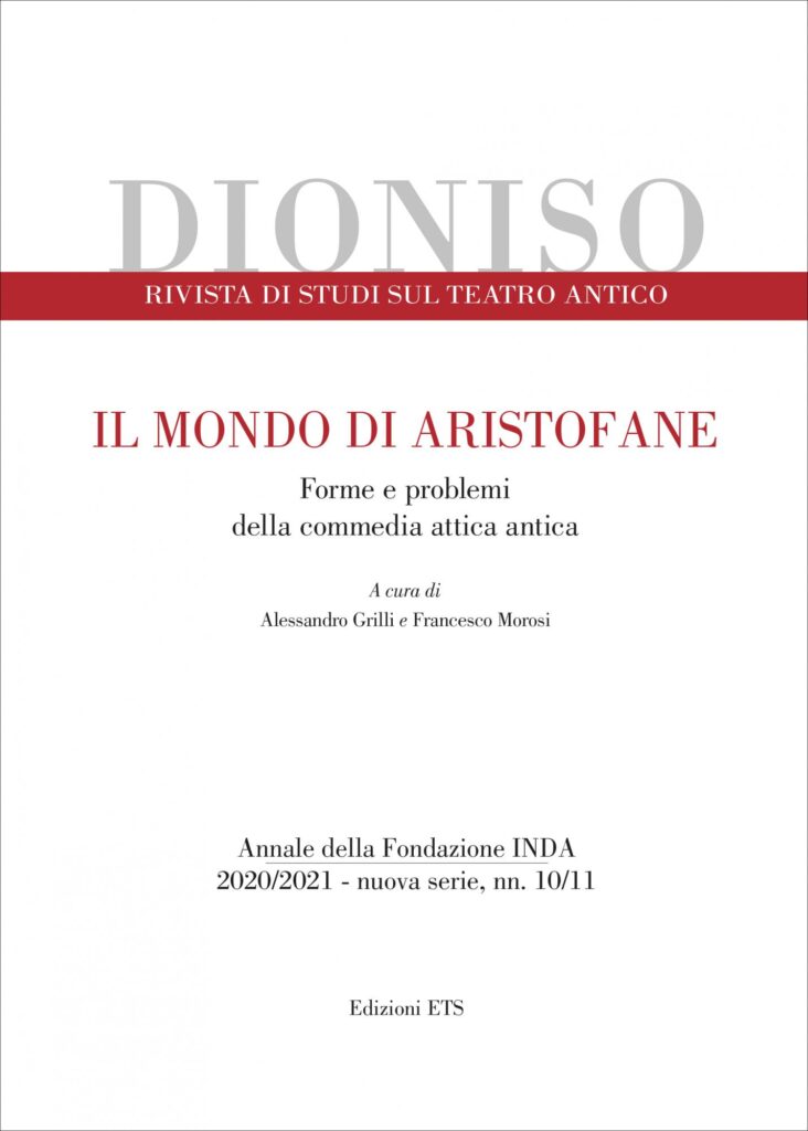 Copertina &middot; Dioniso 2020/2021 IL MONDO DI ARISTOFANE