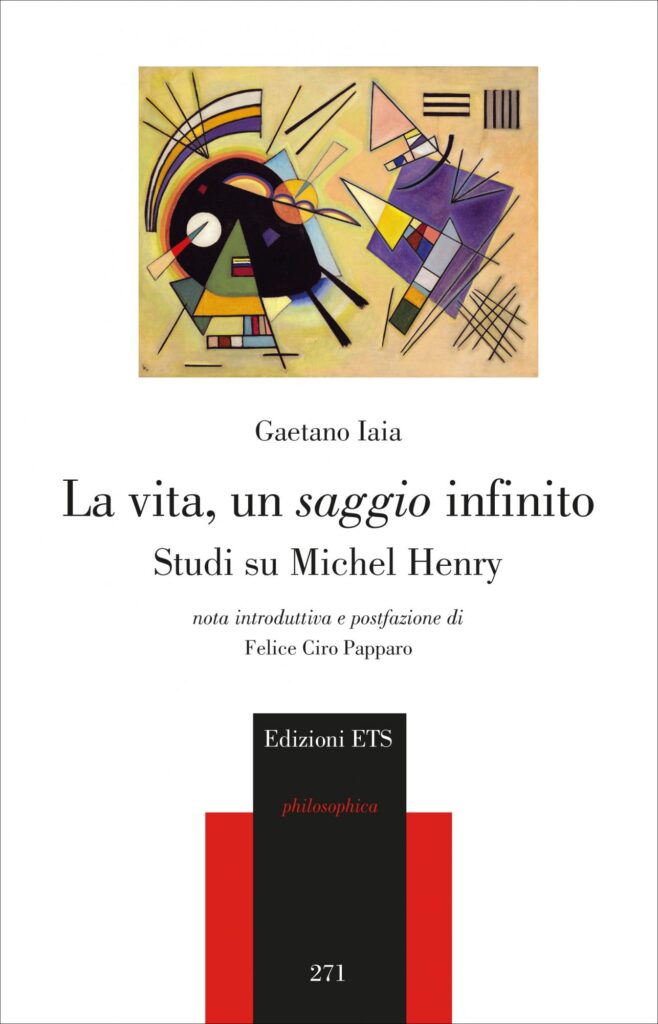 Copertina &middot; La vita, un saggio infinito