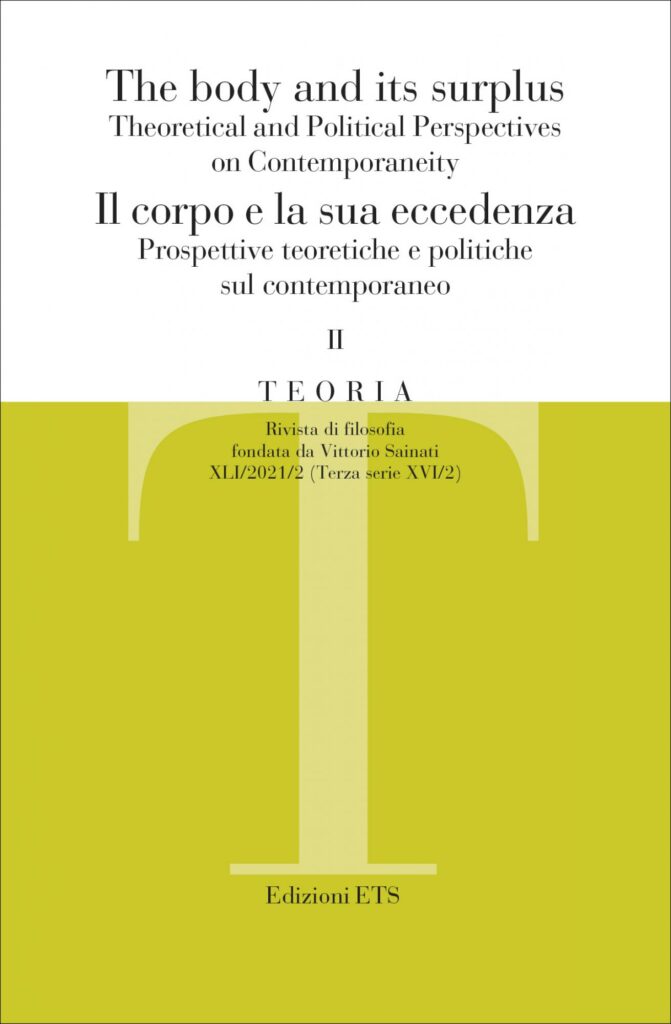 Copertina &middot; Teoria 2021-2