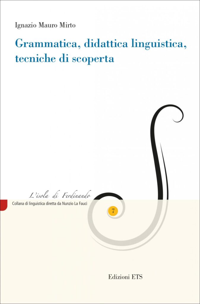 Copertina &middot; Grammatica, didattica linguistica, tecniche di scoperta