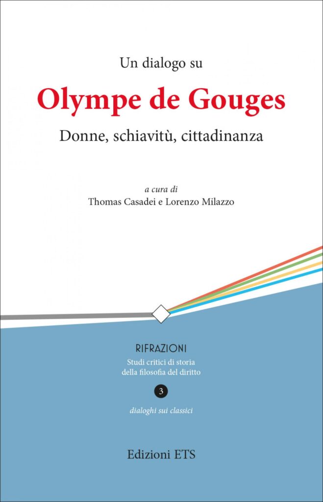 Copertina &middot; Un dialogo su Olympe de Gouges