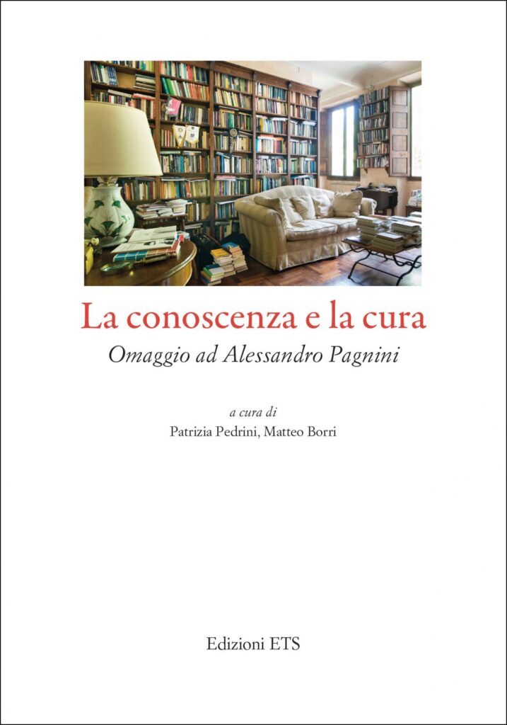 Copertina &middot; La conoscenza e la cura