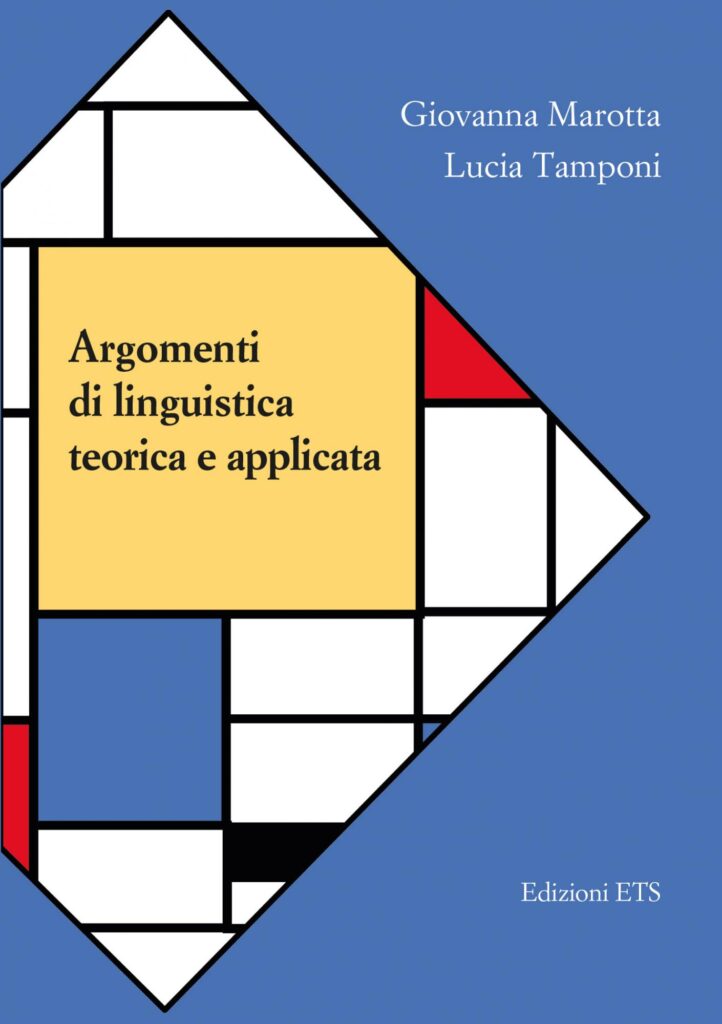 Copertina &middot; Argomenti di linguistica teorica e applicata