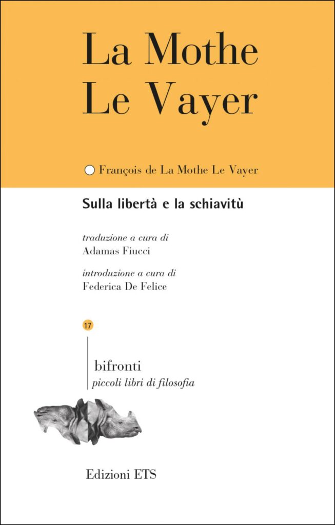 Copertina &middot; Sulla libert&agrave; e la schiavit&ugrave;