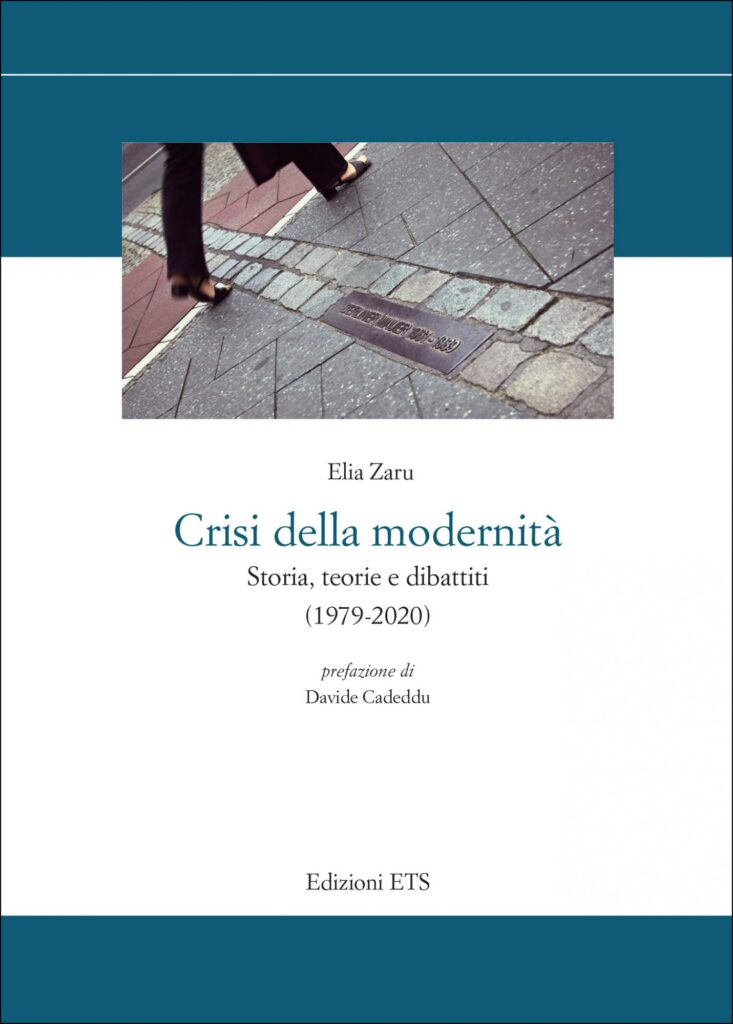 Copertina &middot; Crisi della modernit&agrave;