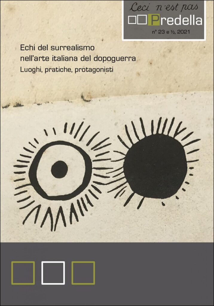 Copertina &middot; Predella monografia n. 23 e 1/2 2021