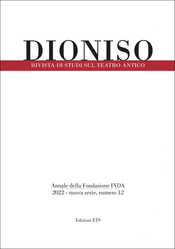 Copertina &middot; Dioniso 2022