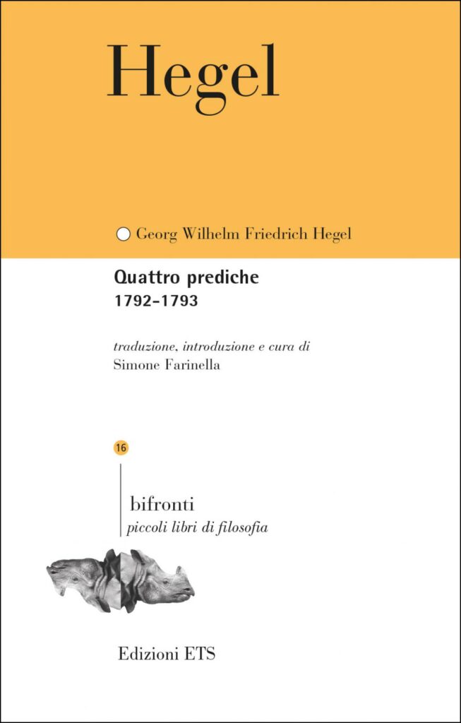 Copertina &middot; Quattro prediche 1792-1793