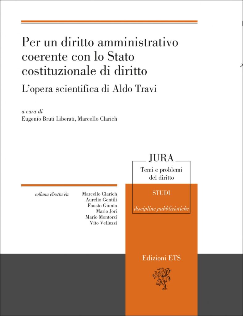 Copertina &middot; Per un diritto amministrativo coerente con lo Stato costituzionale di diritto