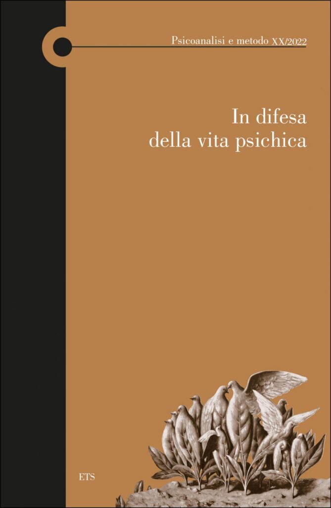Copertina &middot; Psicoanalisi e metodo XX/2022