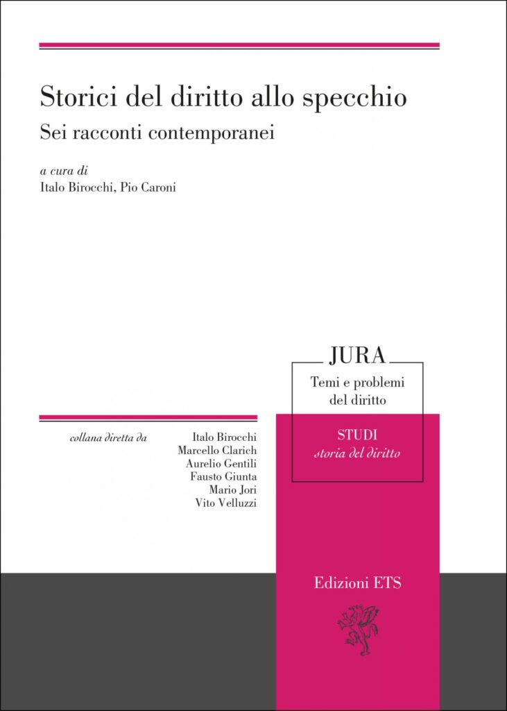 Copertina &middot; Storici del diritto allo specchio