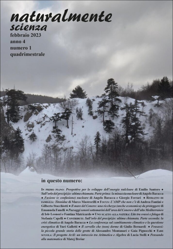 Copertina &middot; Naturalmente scienza