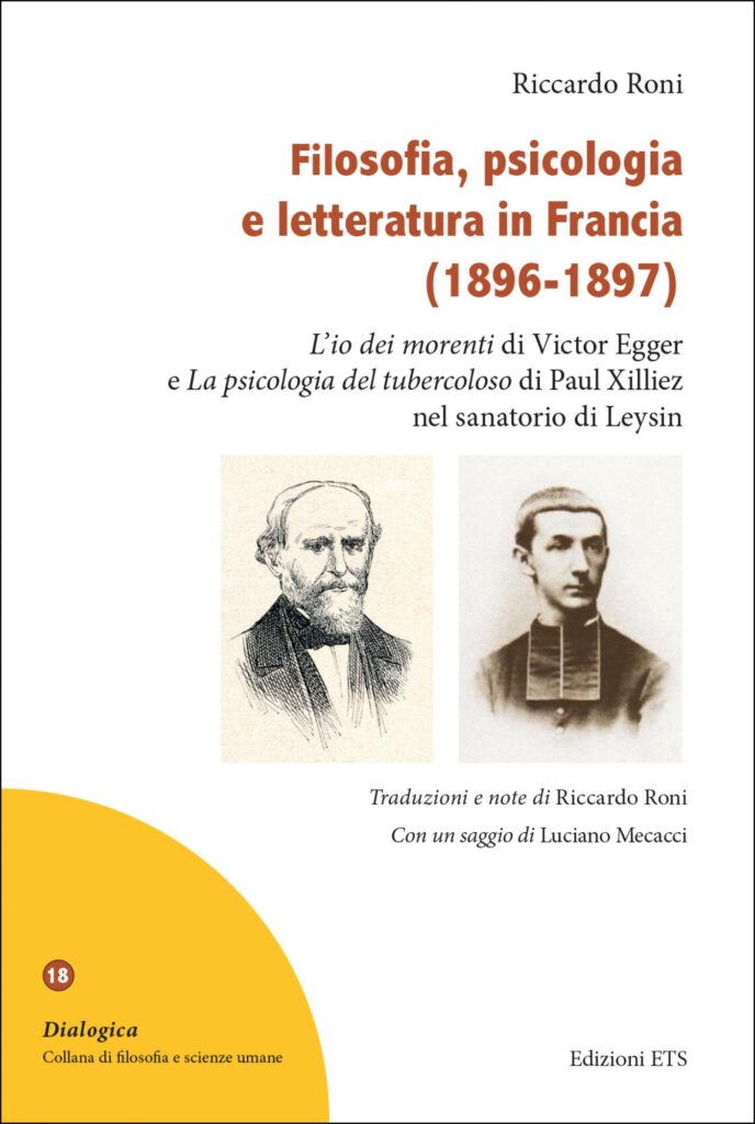 Copertina &middot; Filosofia, psicologia e letteratura in Francia (1896-1897)