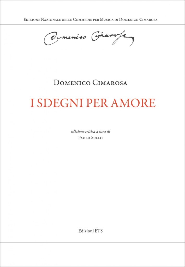 Copertina &middot; I sdegni per amore