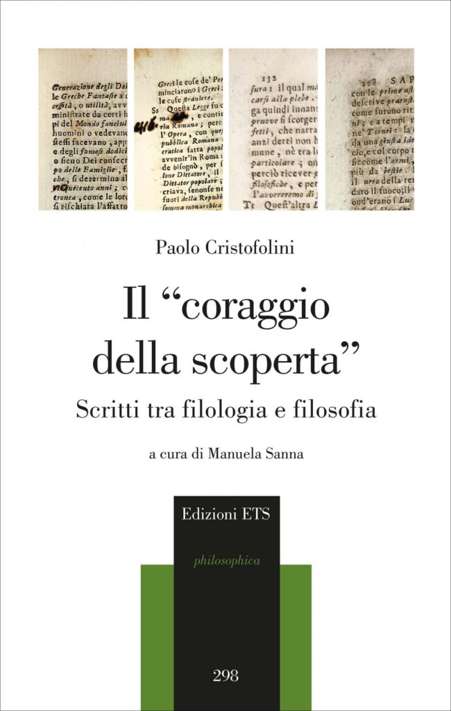 Copertina &middot; Il &ldquo;coraggio della scoperta&rdquo;