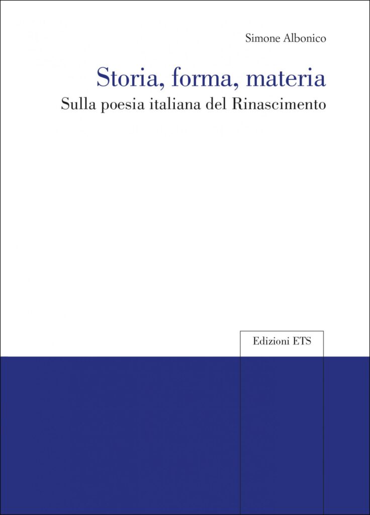 Copertina &middot; Storia, forma, materia