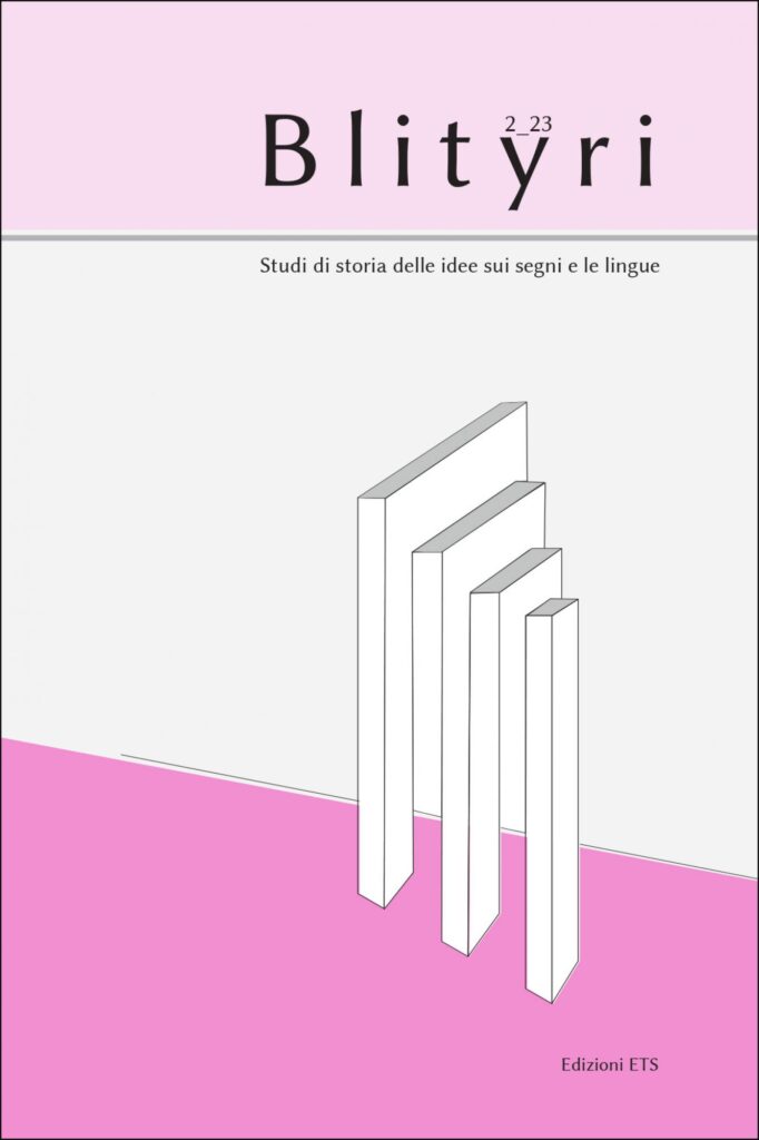 Copertina &middot; Blityri 2/2023
