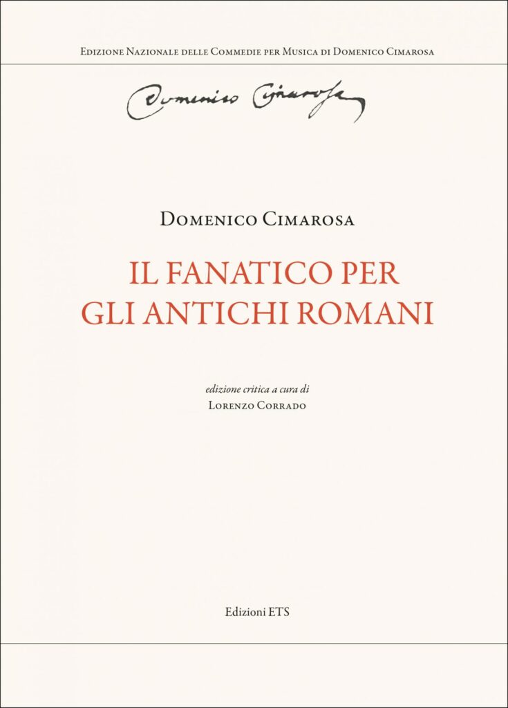 Copertina &middot; Il fanatico per gli antichi romani