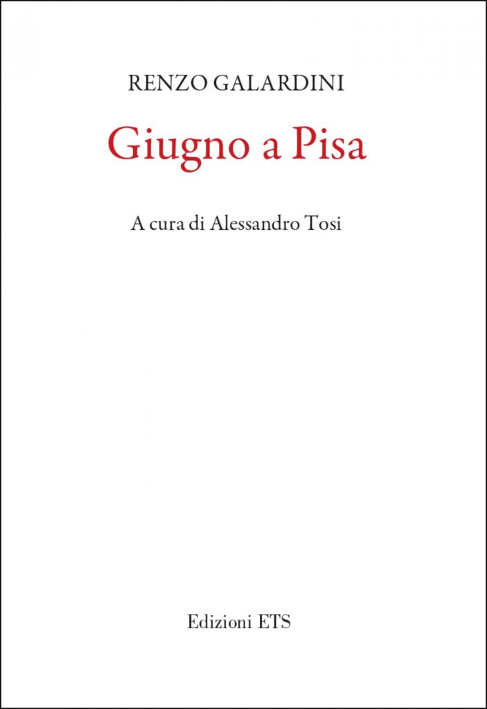 Copertina &middot; Giugno a Pisa