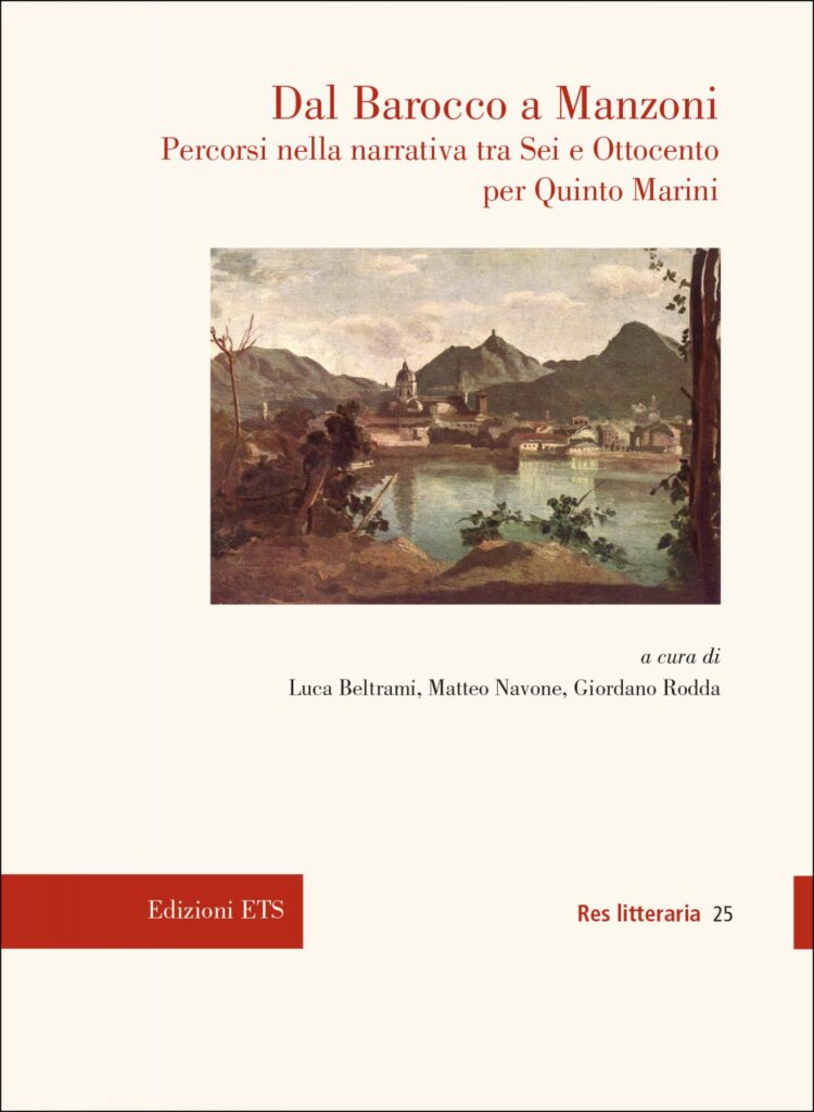 Copertina &middot; Dal Barocco a Manzoni