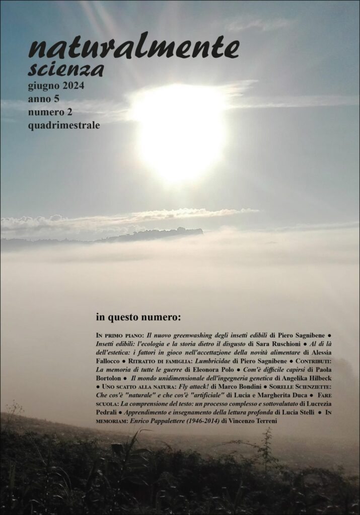 Copertina &middot; Naturalmente scienza