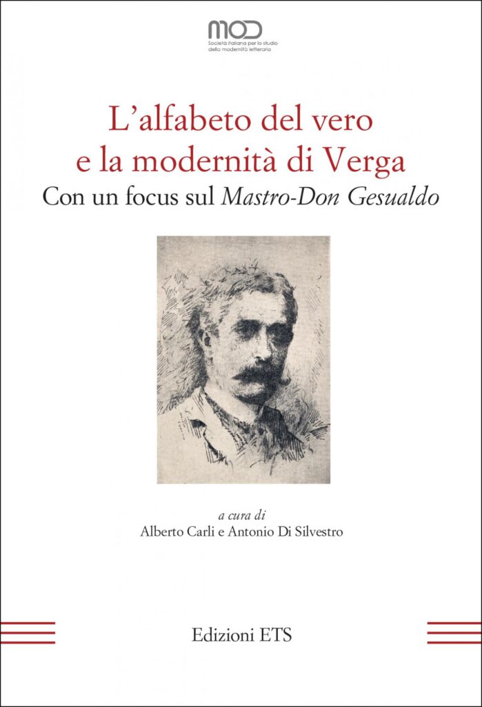 Copertina &middot; L&rsquo;alfabeto del vero e la modernit&agrave; di Verga