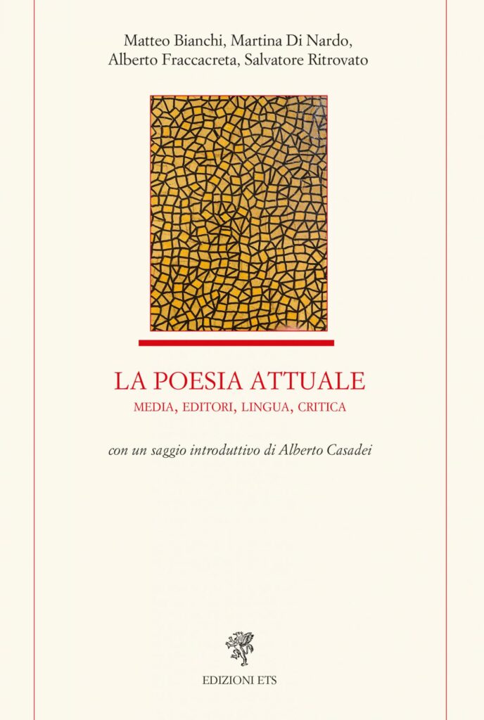 Copertina &middot; La poesia attuale