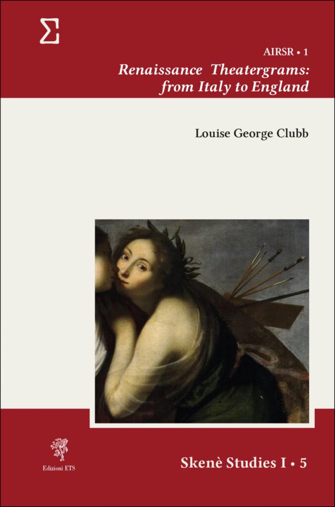 Copertina &middot; Renaissance Theatergrams: from Italy to England