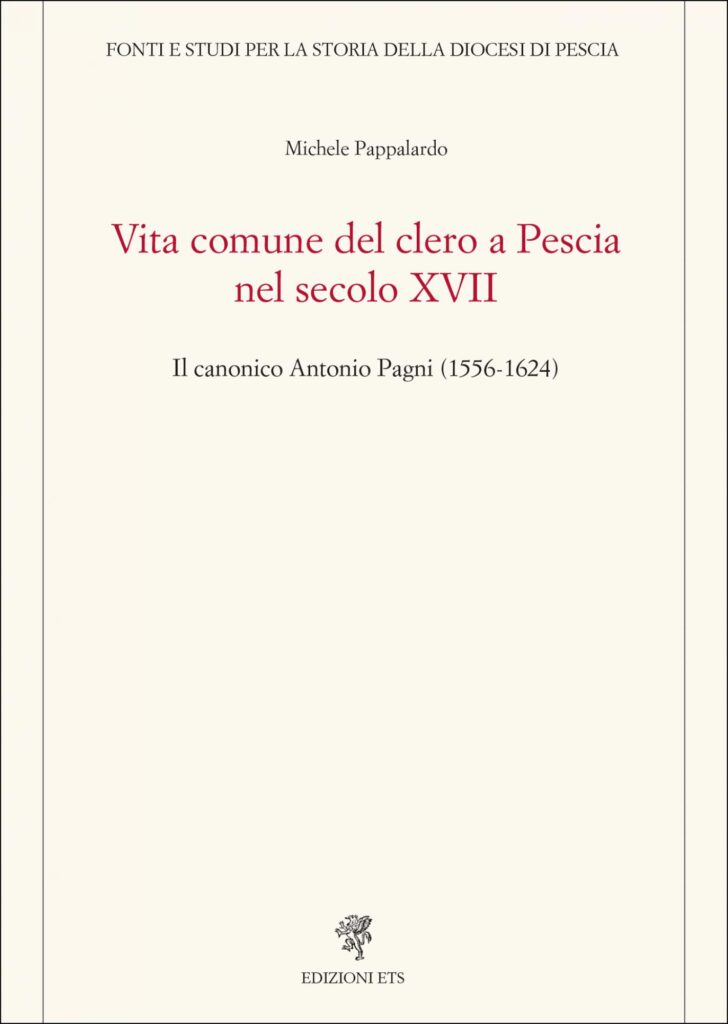 Copertina &middot; Vita comune del clero a Pescia nel secolo XVII &nbsp;