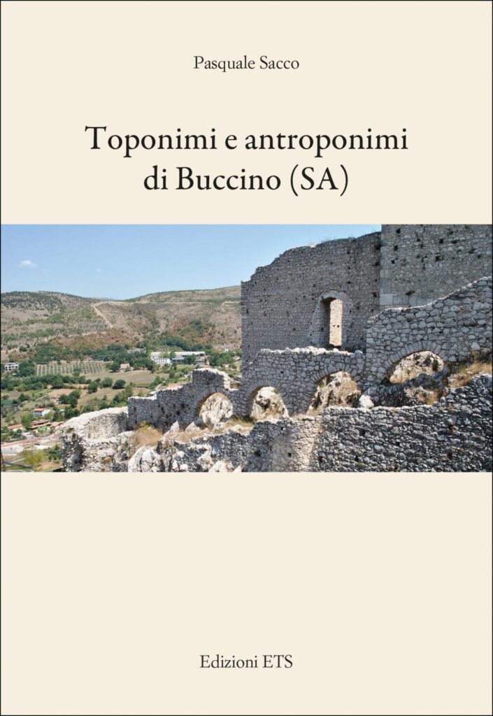 Copertina &middot; Toponimi e antroponimi di Buccino (SA)