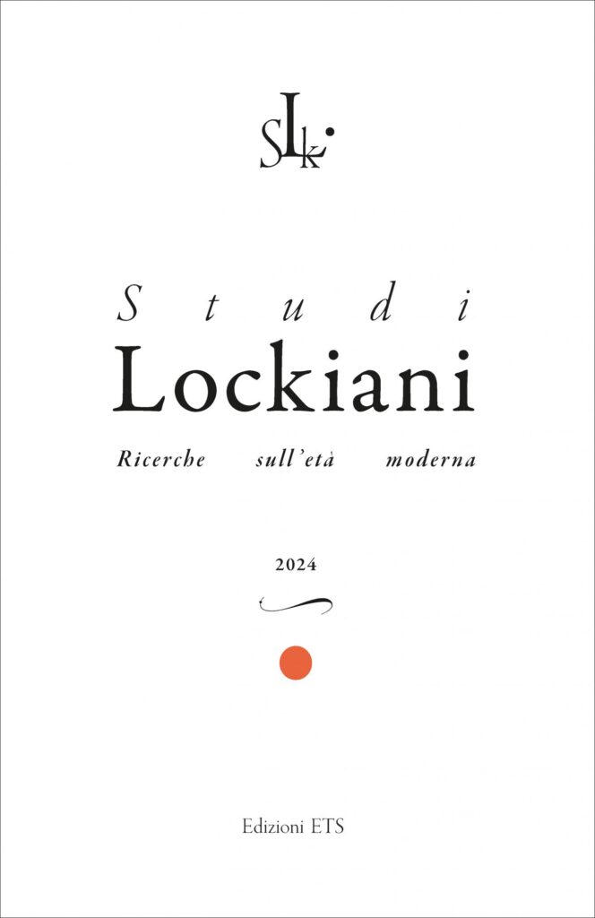 Copertina &middot; Studi Lockiani, 5, 2024