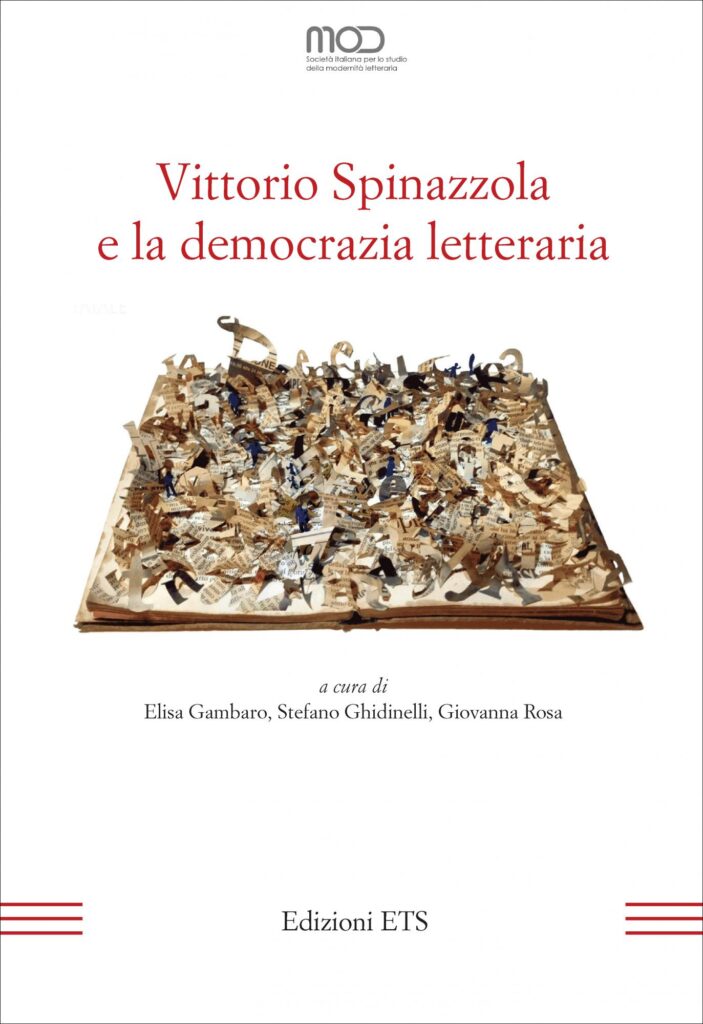 Copertina &middot; Vittorio Spinazzola e la democrazia letteraria