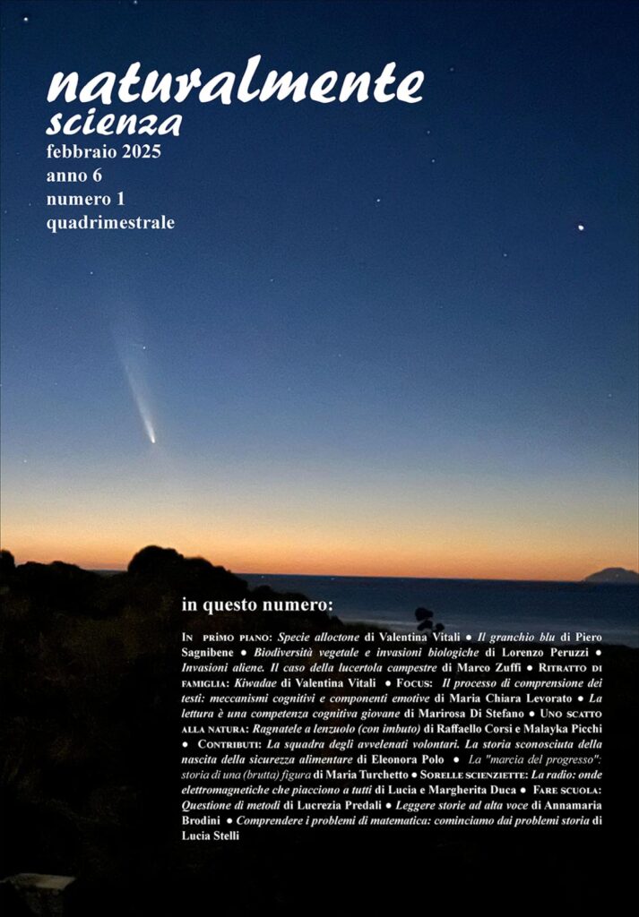Copertina &middot; Naturalmente scienza