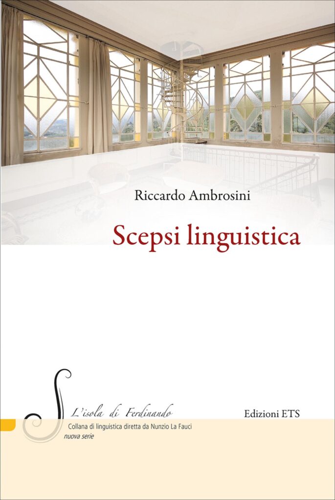 Copertina &middot; Scepsi linguistica