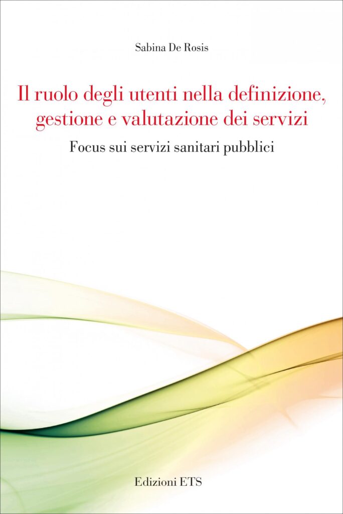 Copertina &middot; Il ruolo degli utenti nella definizione, gestione e valutazione dei servizi
