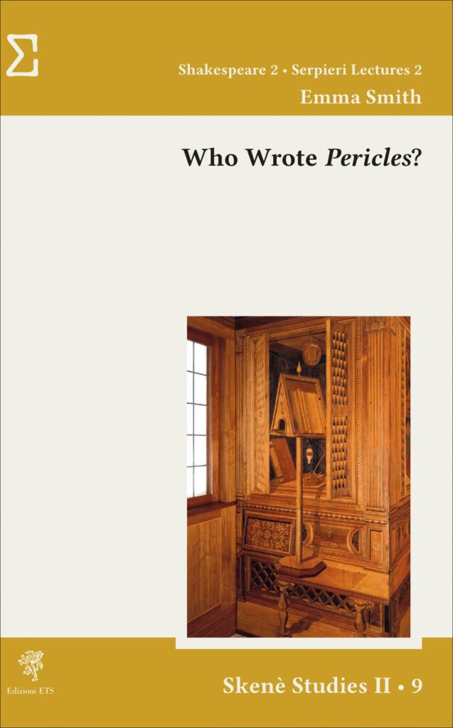 Copertina &middot; Who Wrote Pericles?
