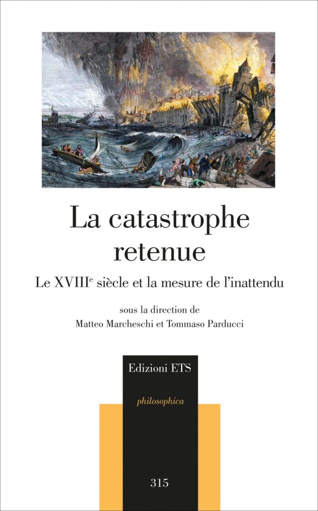 Copertina &middot; La catastrophe retenue &nbsp;
